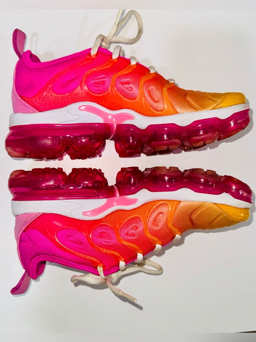 Nike Air VaporMax Plus Sunset Pink Orange Women’s Size 6 | Missing Insoles - Picture 1 of 4